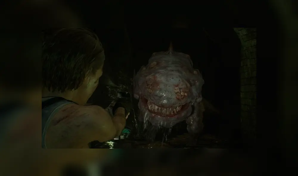 Jill Valentine y Frogger. Jill Valentine y Frogger.