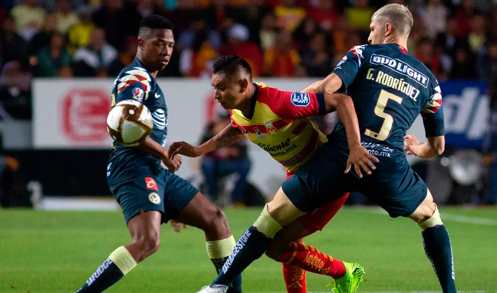 Sigue aquí el América vs. Morelia por la semifinal de vuelta del Torneo Apertura 2019 de la Liga MX de México. | Foto: EFE Sigue aquí el América vs. Morelia por la semifinal de vuelta del Torneo Apertura 2019 de la Liga MX de México. | Foto: EFE