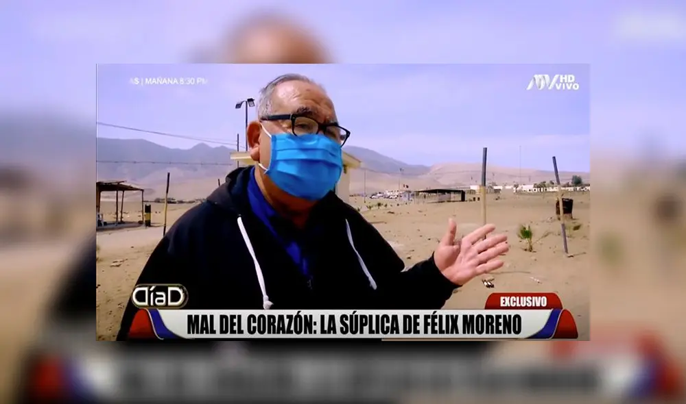 El primo del exgobernador del Callao, Jesús Peña Caballero, declaró a ATV que Moreno tiene problemas cardíacos desde 2007. (Foto: Captura ATV) El primo del exgobernador del Callao, Jesús Peña Caballero, declaró a ATV que Moreno tiene problemas cardíacos desde 2007. (Foto: Captura ATV)