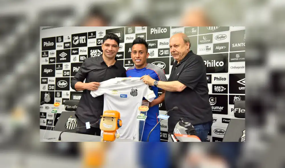 Presidente del Santos aseguró que Christian Cueva tiene muchas posibilidades de irse del club. Presidente del Santos aseguró que Christian Cueva tiene muchas posibilidades de irse del club.