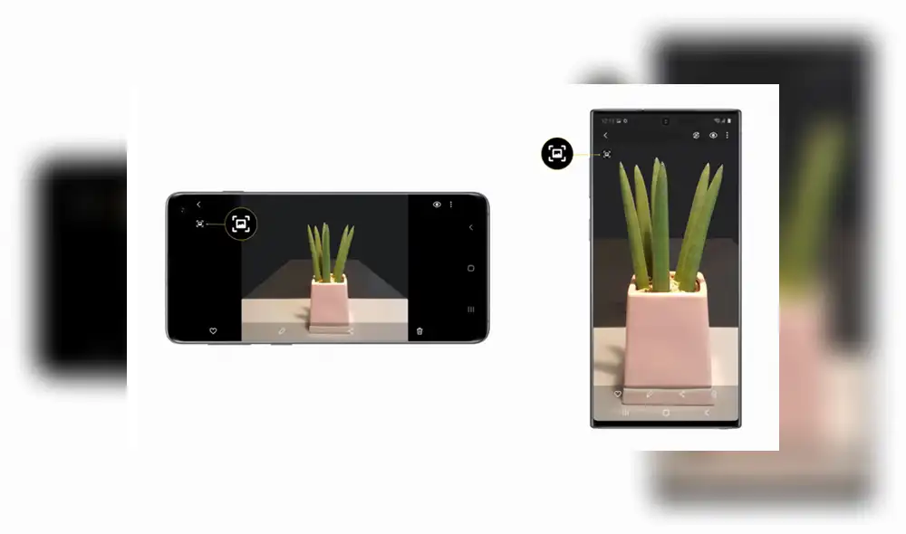 Galería inteligente: función Quick Crop.