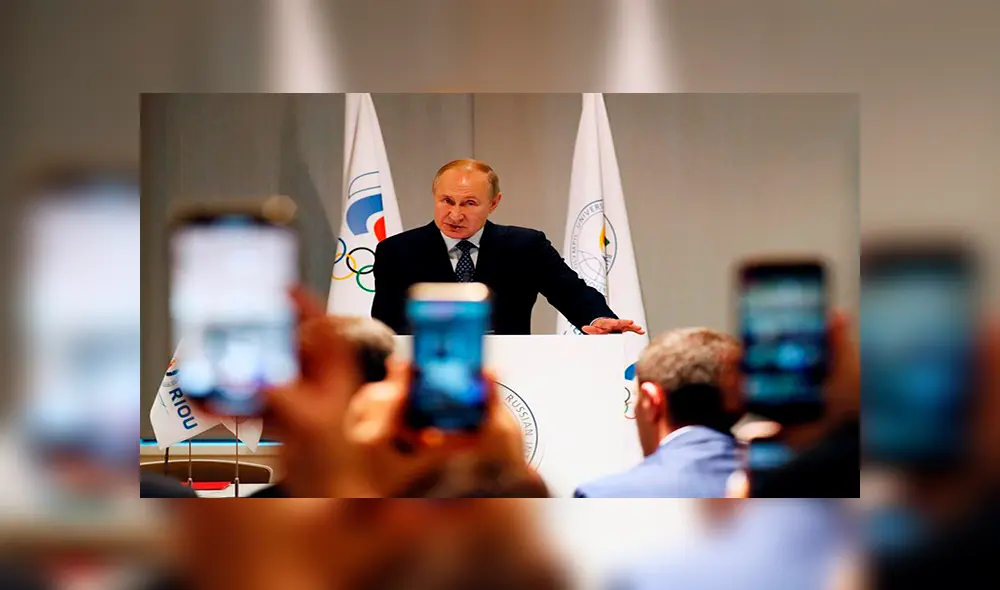 El mandatario ruso durante un discurso este miércoles en Sochi. Foto: EFE El mandatario ruso durante un discurso este miércoles en Sochi. Foto: EFE