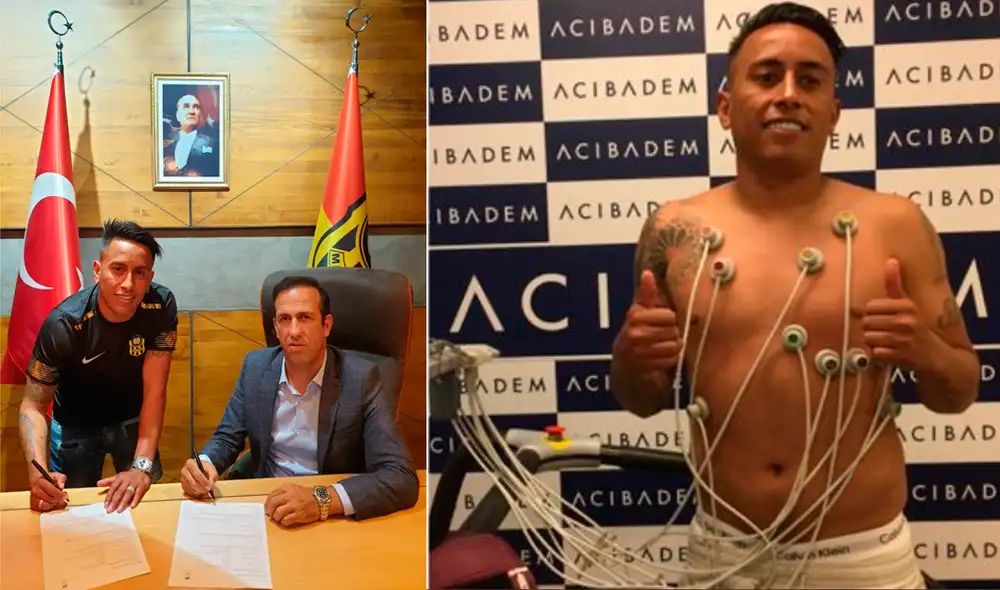 Christian Cueva fue presentado oficialmente por el Yeni Malatyaspor de Turquía. | Foto: @YMSkulubu