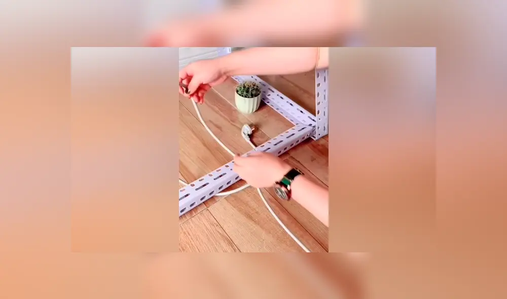 Facebook viral: ¿cómo sacar un cable atrapado debajo de una mesa sin levantarla? Aprende truco [VIDEO] 