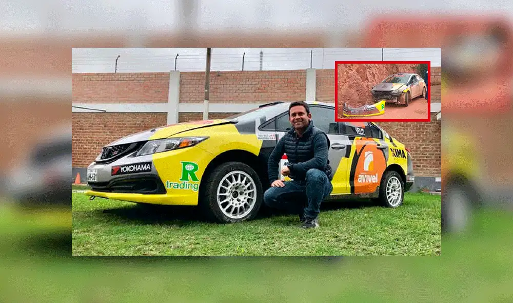 Caminos del inca: Raúl Velit se estrella contra mototaxi y abandona la ruta [FOTOS] 