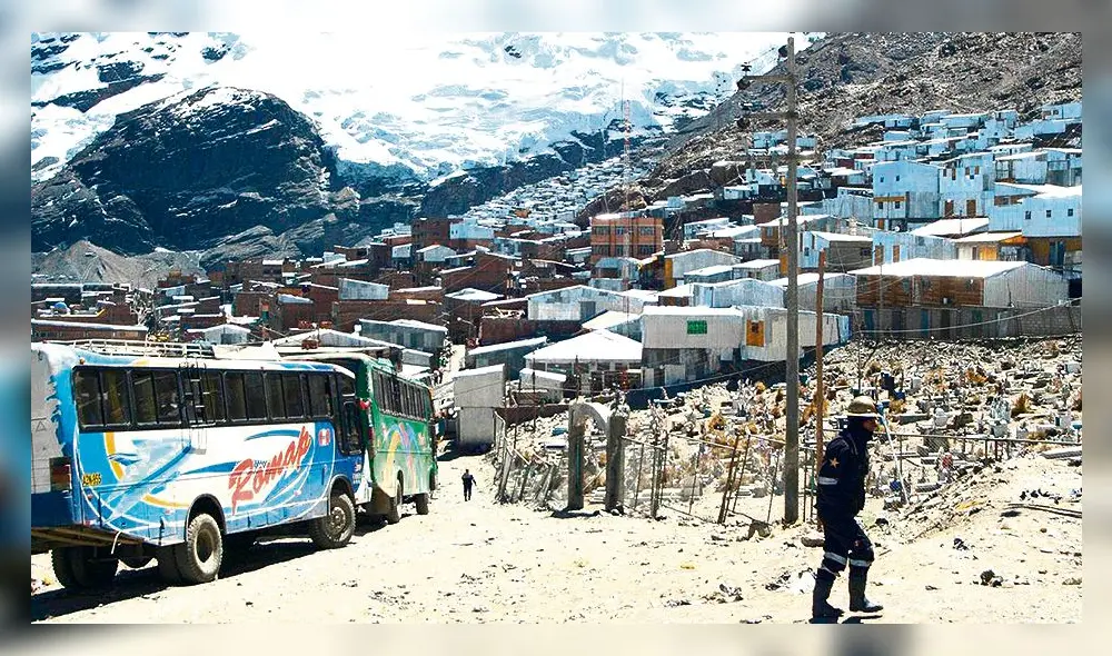 la rinconada. Está a más de 5 mil metros de altura.