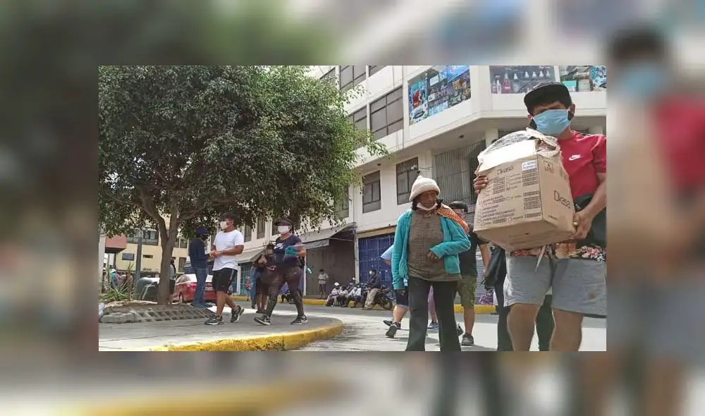 Comerciantes incumplen aislamiento social obligatorio. Créditos: URPI-GLR