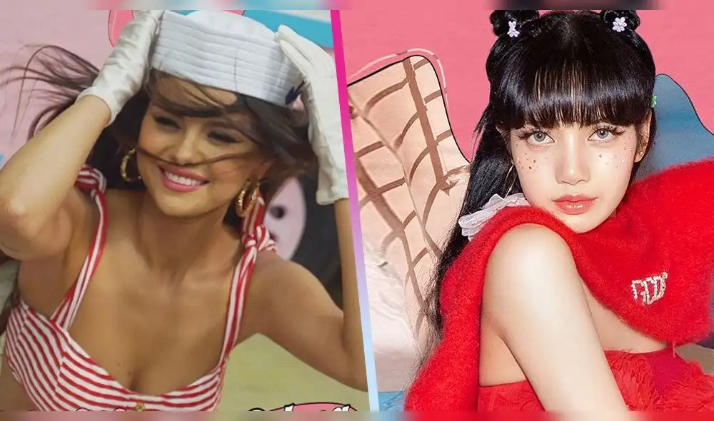 Los pósters de Selena Gomez y Lisa de BLACKPINK. Créditos: Instagram