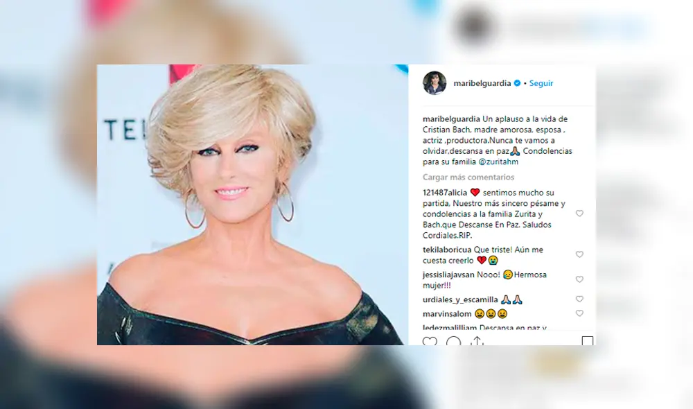 Celebridades despiden con estas palabras a Christian Bach  [FOTOS]