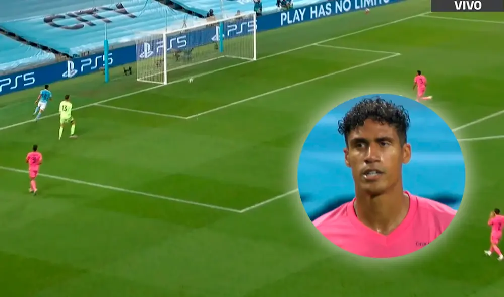 Gol del Manchester City ante Real Madrid por la Champions League. Foto: ESPN Gol del Manchester City ante Real Madrid por la Champions League. Foto: ESPN