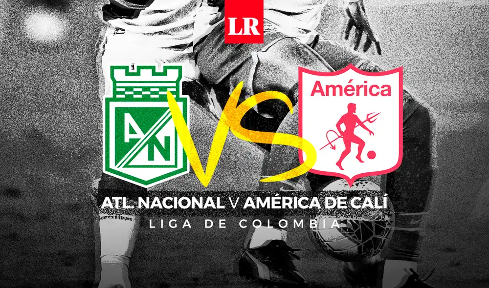 Atlético Nacional y América de Cali se miden en la jornada 15 de la Liga Colombiana. Foto: Composición de Fabrizio Oviedo Atlético Nacional y América de Cali se miden en la jornada 15 de la Liga Colombiana. Foto: Composición de Fabrizio Oviedo
