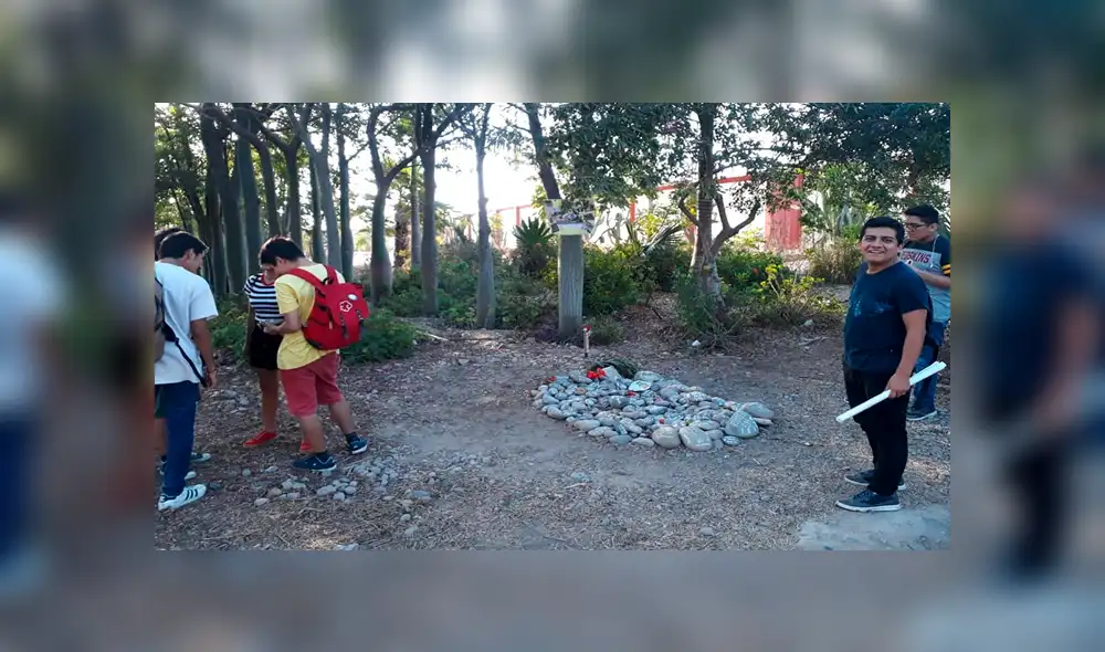 Facebook viral: decoran tumba de 'Perrovaca' con tiernos recuerdos hechos por alumnos de la UNMSM [FOTOS]