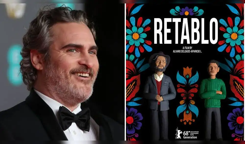 Retablo: Joaquin Phoenix junto a Alvaro Delgado-Aparicio Retablo: Joaquin Phoenix junto a Alvaro Delgado-Aparicio
