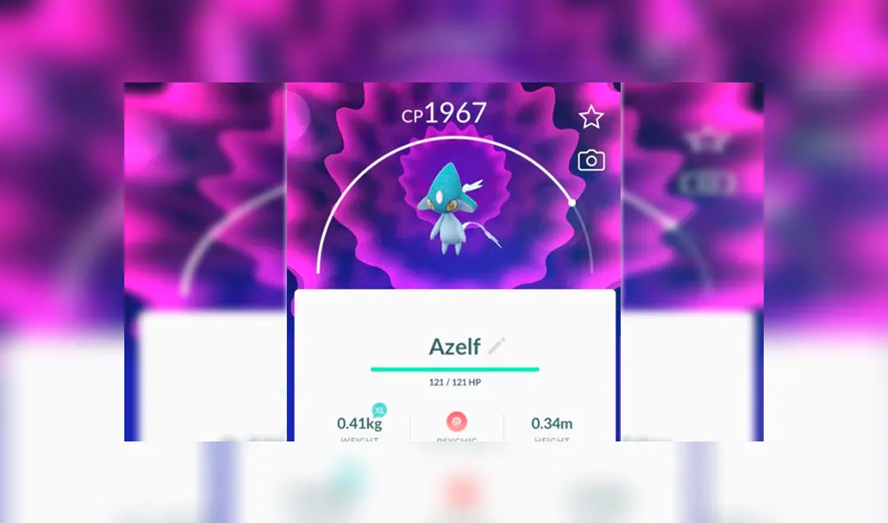 Pokémon GO: el trío del lago: Azelf, Uxie y Mesprit aparecen de manera salvaje [VIDEO]