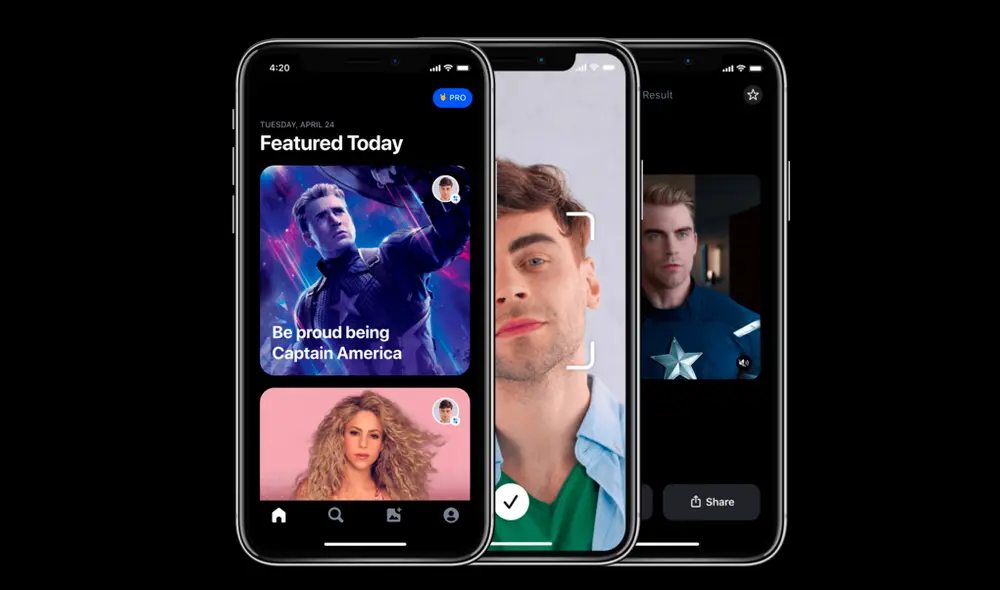 Te enseñamos cómo colocar tu rostro en cualquier video popular. | Foto: Reface