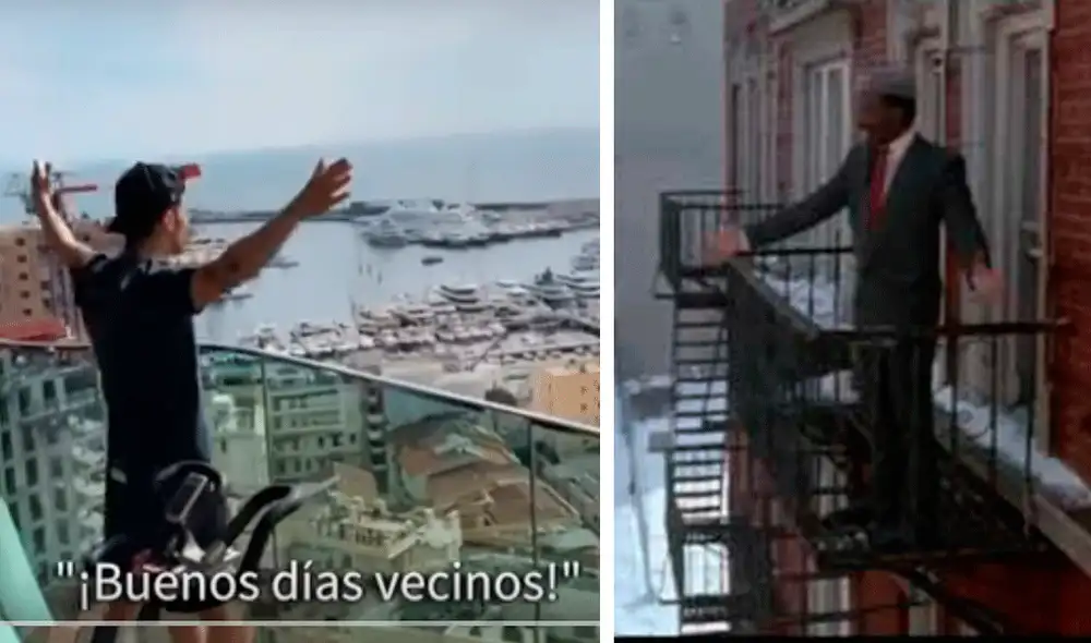 Coronavirus: Cesc Fábregas saluda a sus vecinos desde su balcón y recibe insultos.