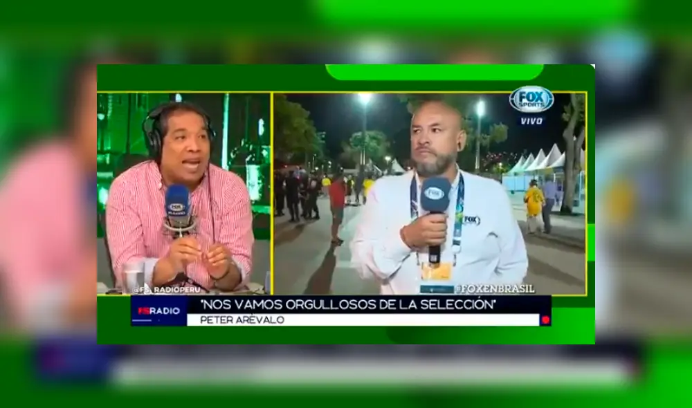 Ocurrió en una transmisión en vivo tras la final de la Copa América 2019. Foto: Fox Sports/Twitter