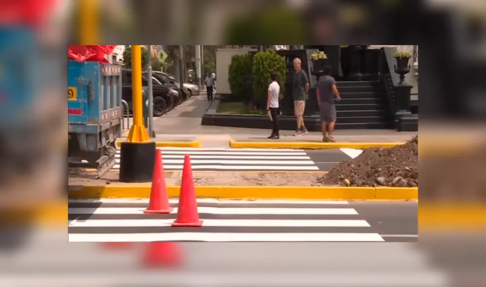 Av. Brasil: Construyen rampa pero no habilitan berma central para tránsito peatonal [VIDEO]