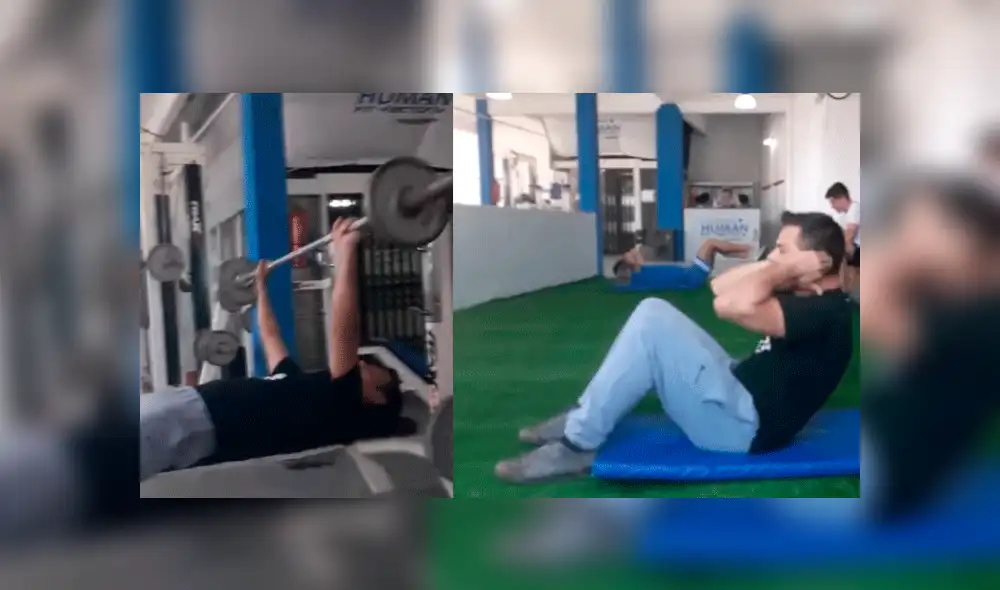 Vía Facebook: niño usa divertidas y crueles frases para animar a su padre en el gimnasio [VIDEO] 