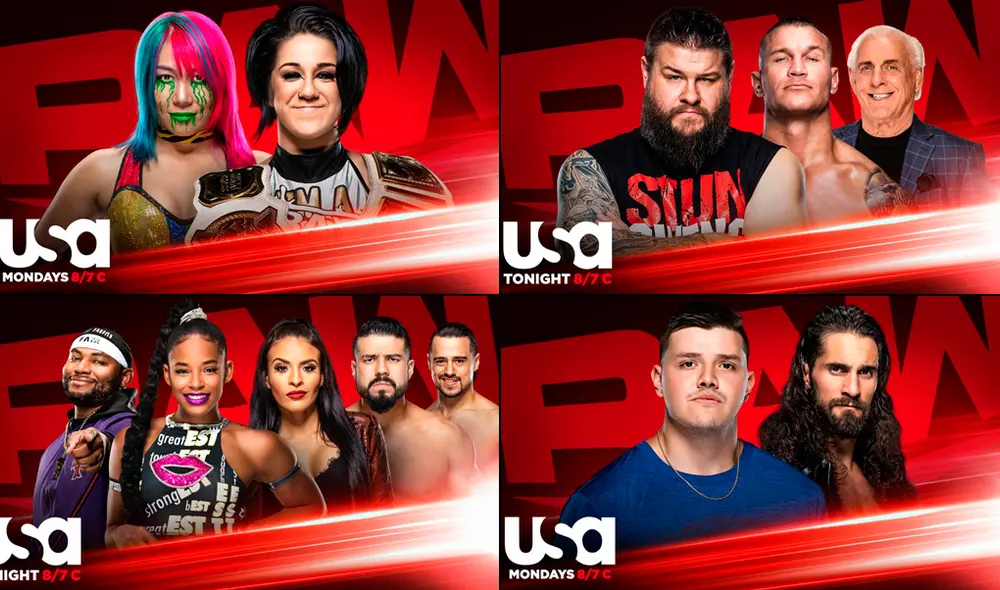 WWE RAW EN VIVO HOY por Fox Sports 2 previo a SummerSlam 2020. Foto: WWE/Composición