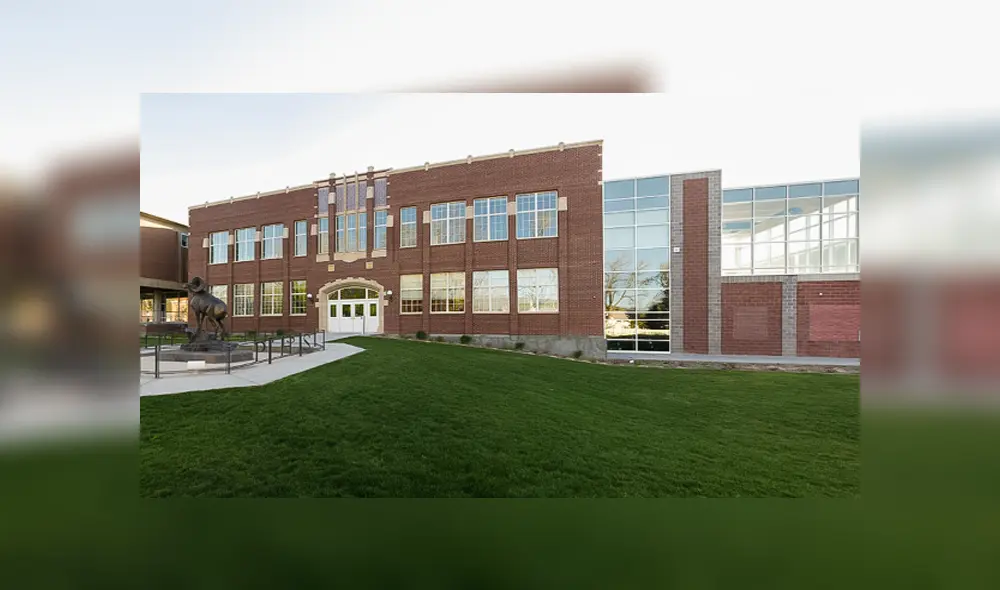 La mujer golpeó dos veces en el pecho de la docente. Se investigan las causas de la agresión. (Captura: Telemundo Utah)