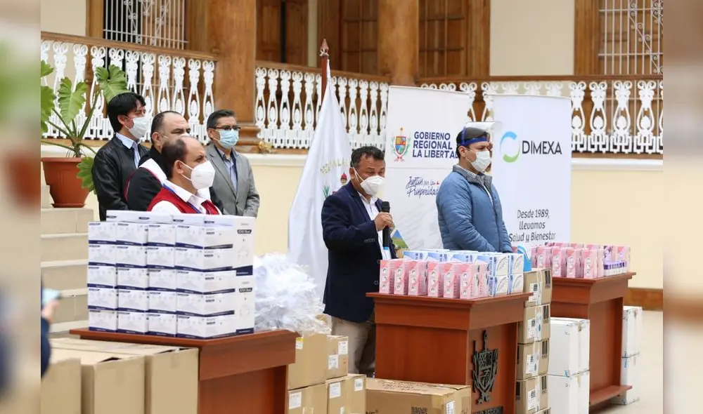 Gremio empresarial donó equipos médicos e insumos para centros de salud de La Libertad Gremio empresarial donó equipos médicos e insumos para centros de salud de La Libertad