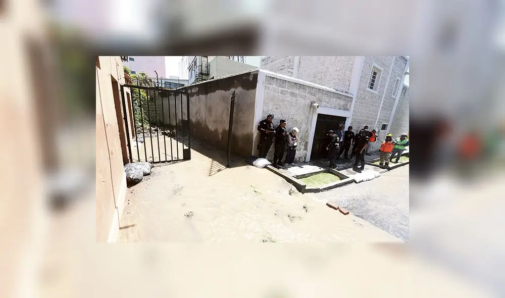 Cauce. El Chili tuvo un caudal de 81 m³/s hasta ayer.