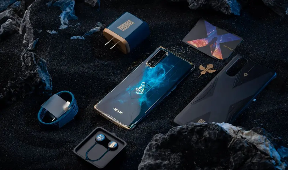 Todo lo que incluye la caja de la edición especial del Oppo Find X2. Foto: Oppo Todo lo que incluye la caja de la edición especial del Oppo Find X2. Foto: Oppo