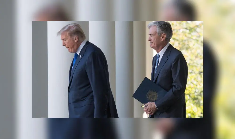 Donald Trump y Jerome Powell, presidente de la FED Donald Trump y Jerome Powell, presidente de la FED