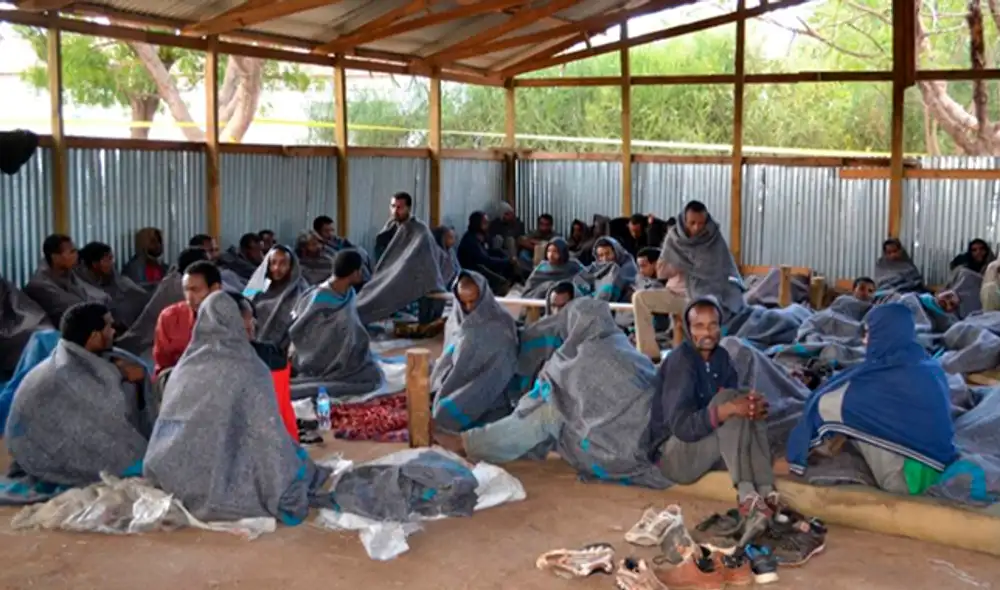 Los ciudadanos etíopes tenían como destino Sudáfrica. Foto: AFP Los ciudadanos etíopes tenían como destino Sudáfrica. Foto: AFP
