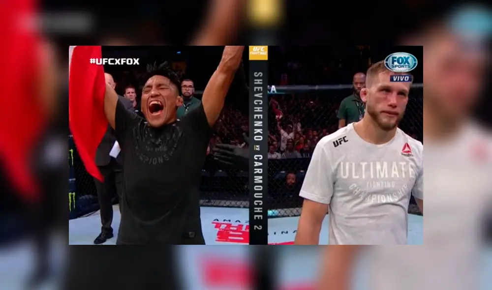 El peruano volvió al triunfo en UFC frente a un duro oponente. Créditos: Captura de TV El peruano volvió al triunfo en UFC frente a un duro oponente. Créditos: Captura de TV