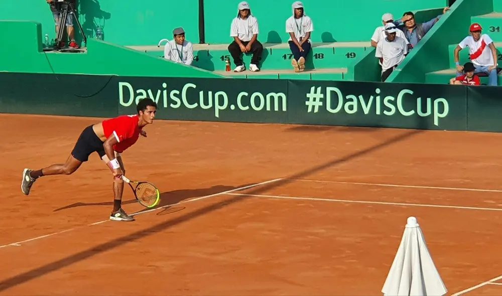 Perú vs Suiza EN VIVO: el tenista nacional se impuso tras más de dos horas de juego. Foto: @Pregonoficial. Perú vs Suiza EN VIVO: el tenista nacional se impuso tras más de dos horas de juego. Foto: @Pregonoficial.