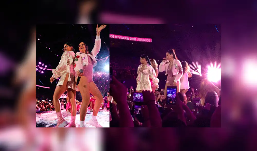 MTV MIAW: Natti Natasha y Becky G sorprenden con su explosiva presentación [VIDEOS]