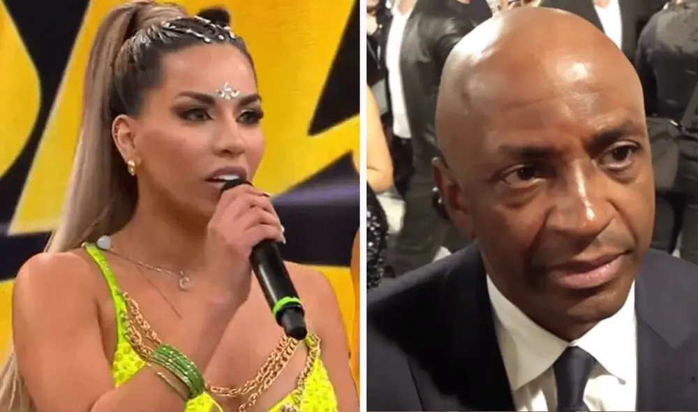 Gabriela Herrera y Sergio George continúan en 'dimes y diretes'. Foto: Scheenshot de "El gran show"/Wikipedia