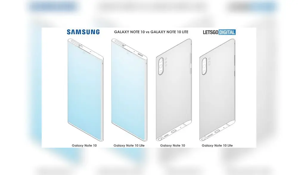El Samsung Galaxy Note 10 Lite tendrá diseño de Note 10.