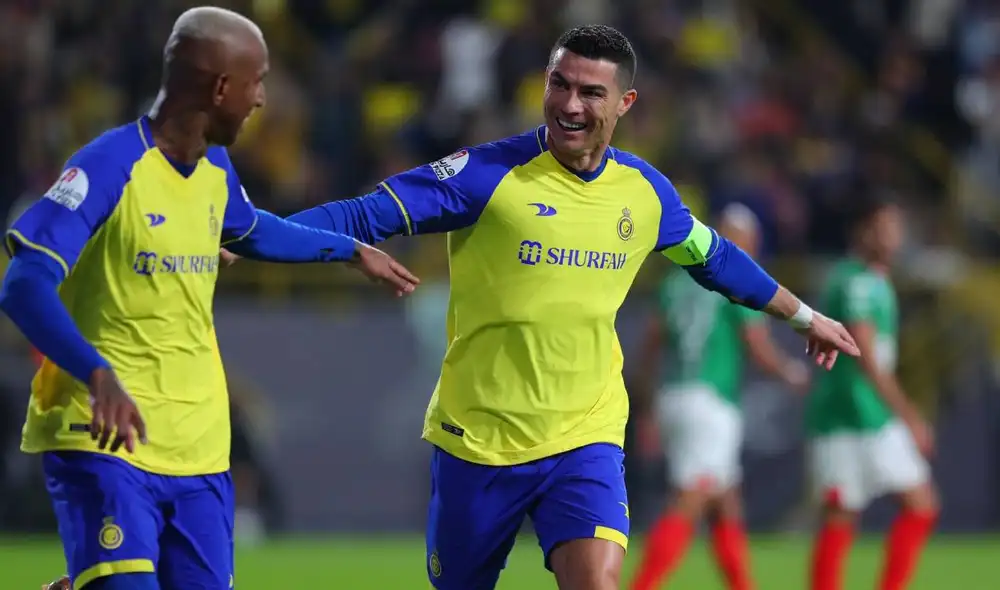 Cristiano Ronaldo debutó como capitán en la Liga Profesional Saudí. Foto: Al Nassr