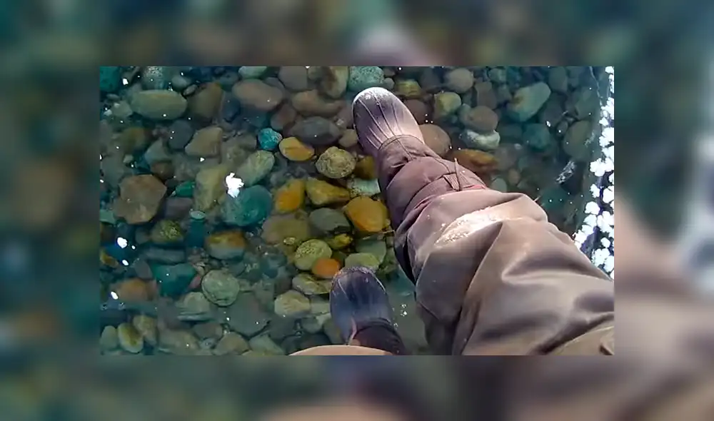 YouTube viral: hombre logra gran hazaña al caminar sobre lago congelado y sorprende a usuarios [VIDEO]