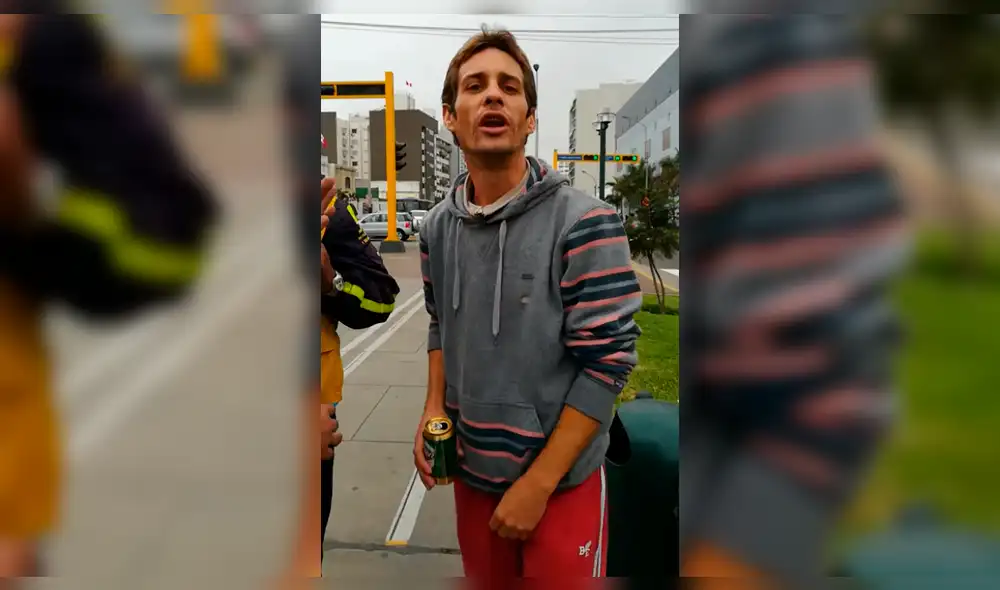 En Facebook: Joven ciclista denuncia maltrato por parte de un sujeto ebrio en Miraflores