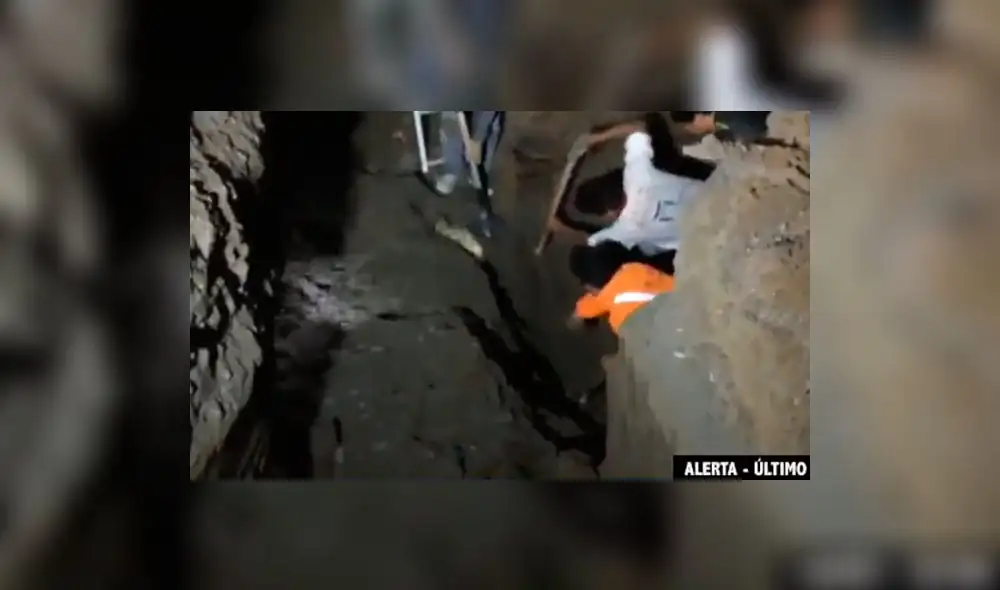 Cañete: dos obreros murieron sepultados [VIDEO]