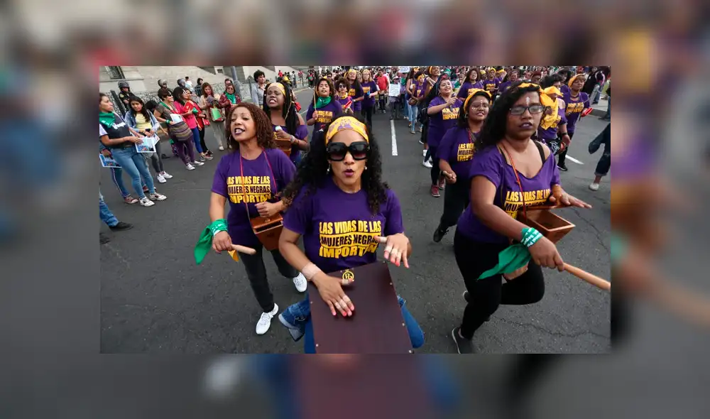 Mujeres se movilizan en marcha "Juntas contra todas las violencias". Foto: Michael Ramón
