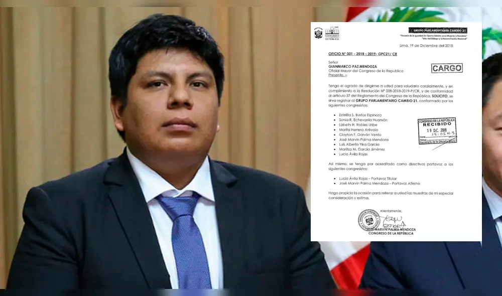 Cambio 21 solicitó oficialmente ser registrado como bancada Cambio 21 solicitó oficialmente ser registrado como bancada