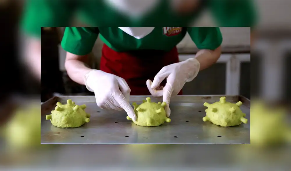 Hoang Tung creó hamburguesas con forma del coronavirus. Foto: Hoang Tung creó hamburguesas con forma del coronavirus. Foto: