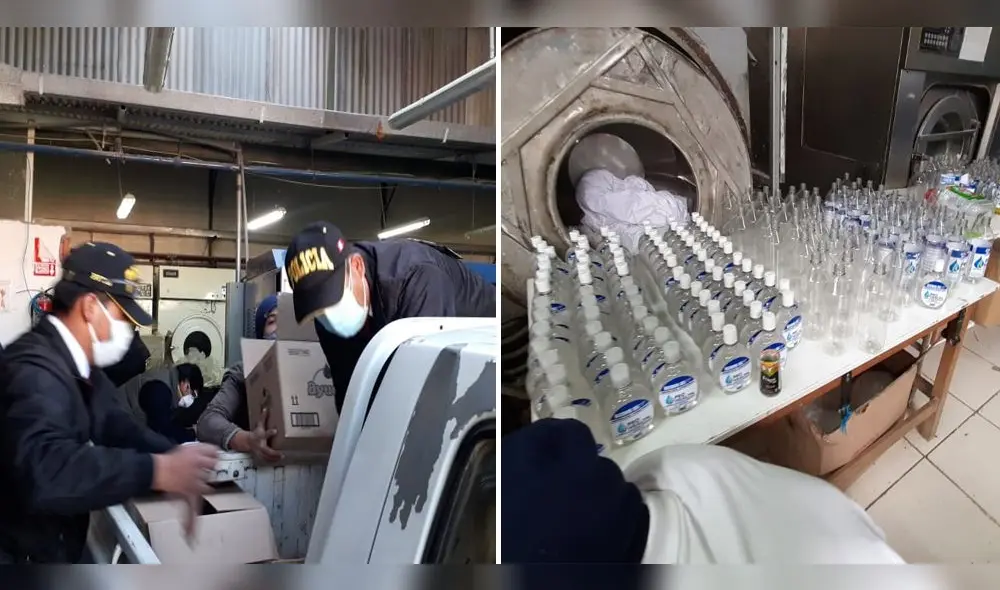 Productos eran etiquetados con marcas reconocidas. Productos eran etiquetados con marcas reconocidas.