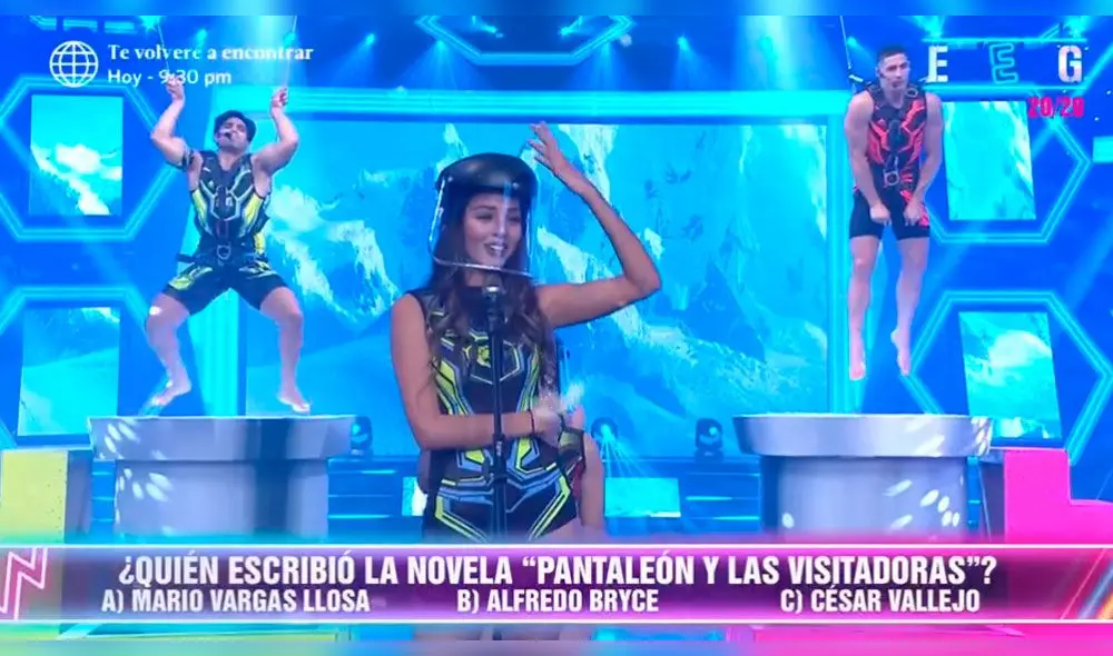 La 'guerrera' pasa vergonzoso momento con errónea respuesta de cultura general. Foto: captura América TV La 'guerrera' pasa vergonzoso momento con errónea respuesta de cultura general. Foto: captura América TV