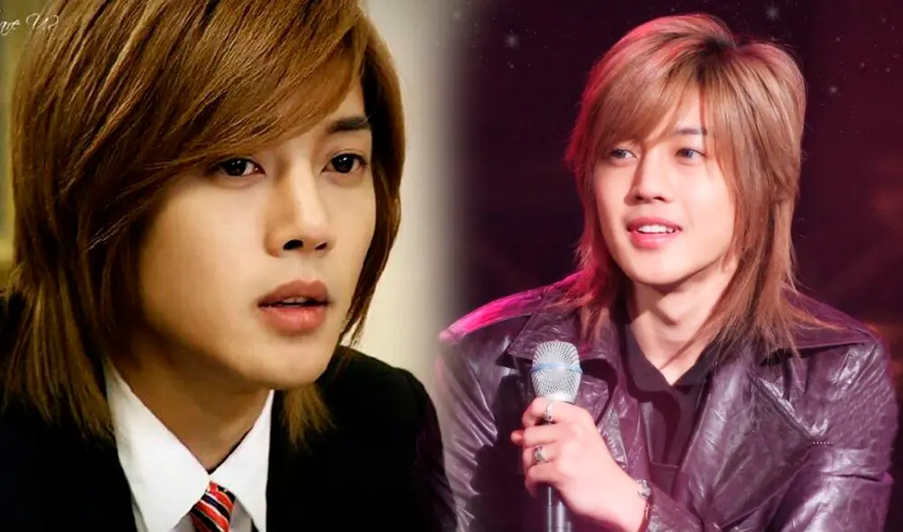 Kim Hyun Joong regresó al estilo "mullet" en su concierto A bell of blessing. Foto: composición Naver