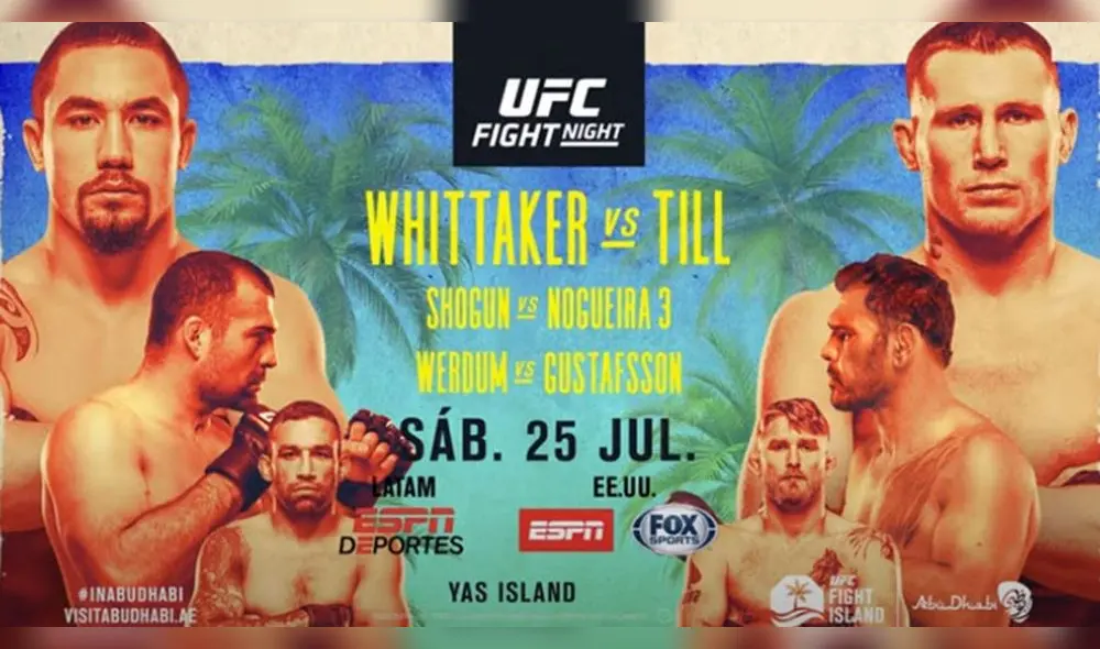 UFC Fight Island 3. Foto: UFC UFC Fight Island 3. Foto: UFC