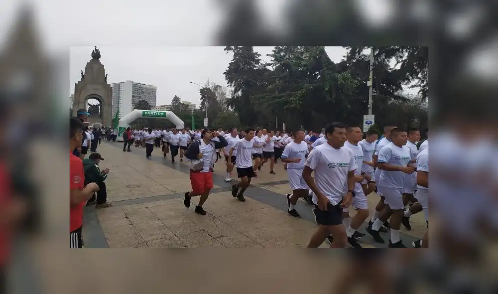 Participantes de la carrera de 5k. Foto: Difusión Participantes de la carrera de 5k. Foto: Difusión