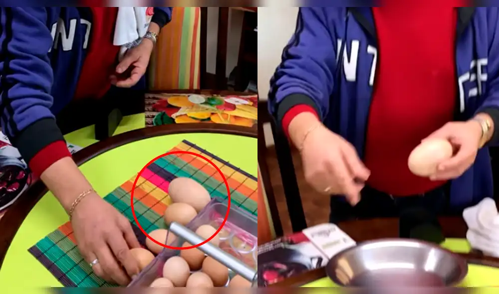Facebook viral: Abrió un gigantesco huevo y lo que encontró hoy sorprende al mundo