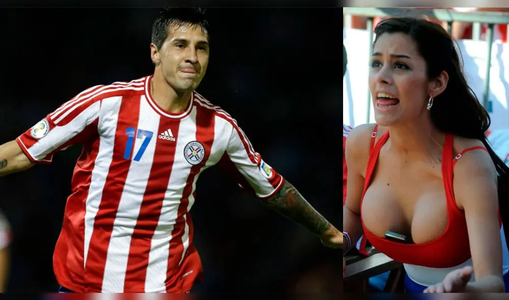Larissa Riquelme y Jonathan Fabbro
