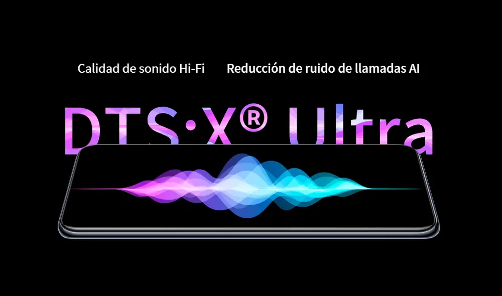 Tecnología de audio 3D DTS: X® Ultra inmersiva. | Foto: ZTE